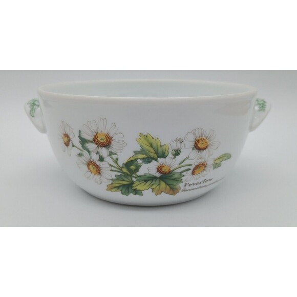 Royal Worcester Herbs Individual Casserole Tureen NO LiD Marshmallow Feverfew - Picture 3 of 10
